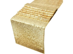 Mantel De Mesa Com Lentejuelas Douradas 13x108 Polegadas Para Festa Casamento Natal Decoração De Mesa