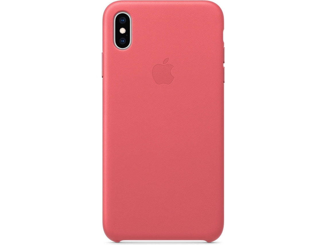 Capa APPLE iPhone XS Max Leather Rosa