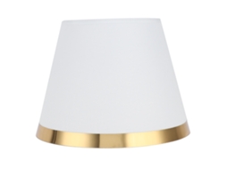 Abajur de Tecido Estilo Europeu Moderno para Lâmpada E27 Mesa Chão Decor Px129 Branco S/MARCA