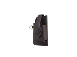 Bolsa de Cinto de Couro EOOCOO para Telefone, portátil, prática ao ar livre, masculina