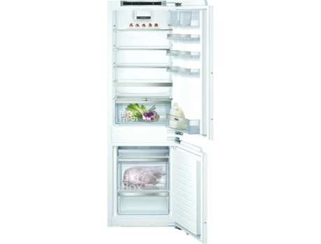 Frigorífico Combinado Encastre SIEMENS KI86SHDD0 IQ500 (Low Frost - 177.2 cm - 260 L - Branco)
