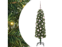 Conjunto 1 Árvore De Natal Vidaxl Verde Pvc (120 Cm)