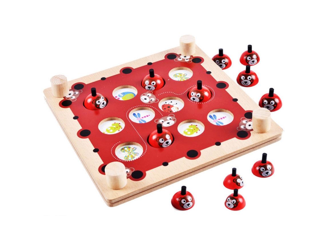 Mali jogo de Memória para Crianças em Madeira Cartas Duas Faces Brinquedo Educativo para Desenvolvimento Precoce