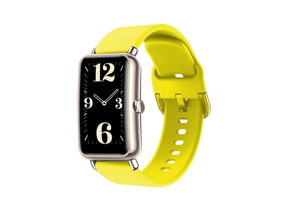 Pulseira De Silicone Com Fivela Colorida Para Huawei Fit Mini