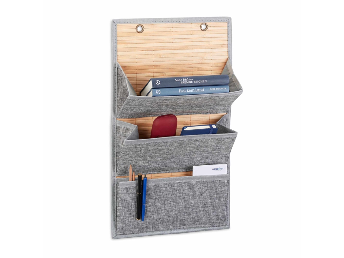 Suporte De Parede Em Bambu Para Escritório E Corredor