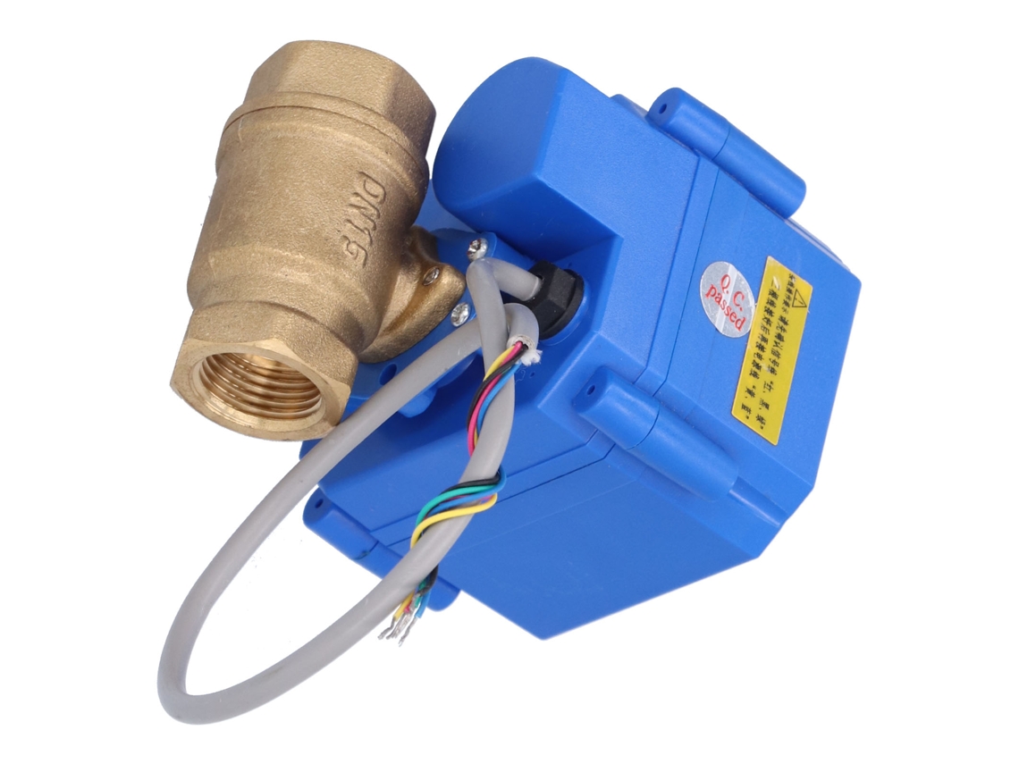 Válvula Elétrica De Esfera Laxiscreed Dc12v De 5 Fios Para Controlo De Líquidos
