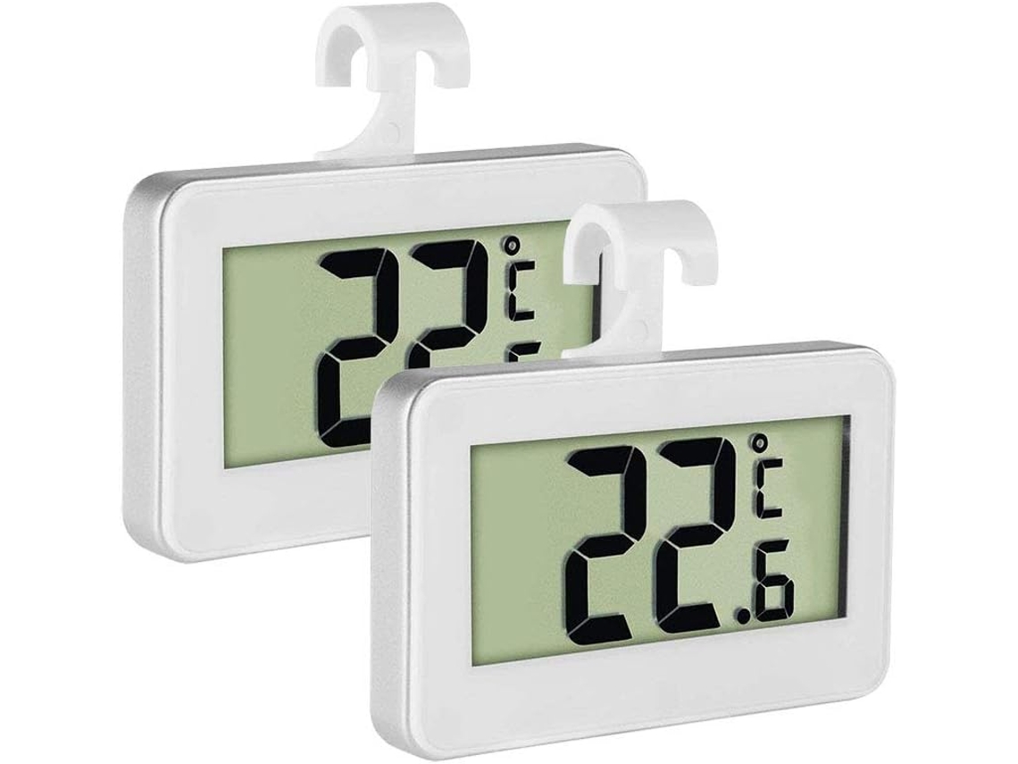 Termómetro LCD para Frigorífico, 2 unidades, DUREFORWARD