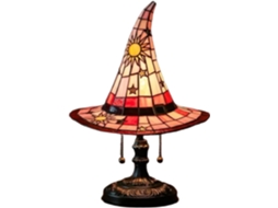 Luminárias Em Formato Chapéu Bruxa, Vitral Artesanais Luminária