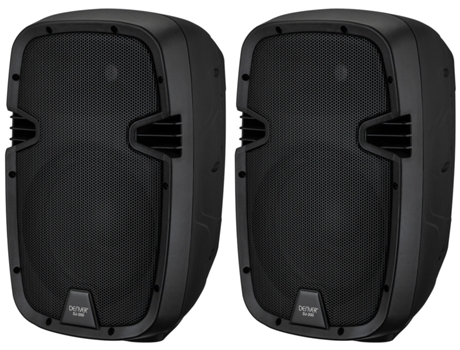 Kit DJ DENVER DJ-200 2X100W RMS — Bluetooth | USB | Leitor Cartões SD