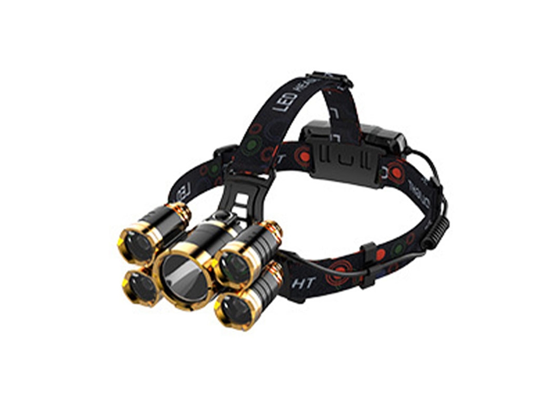 Lanterna Frontal Led T6 com Indução e Zoom