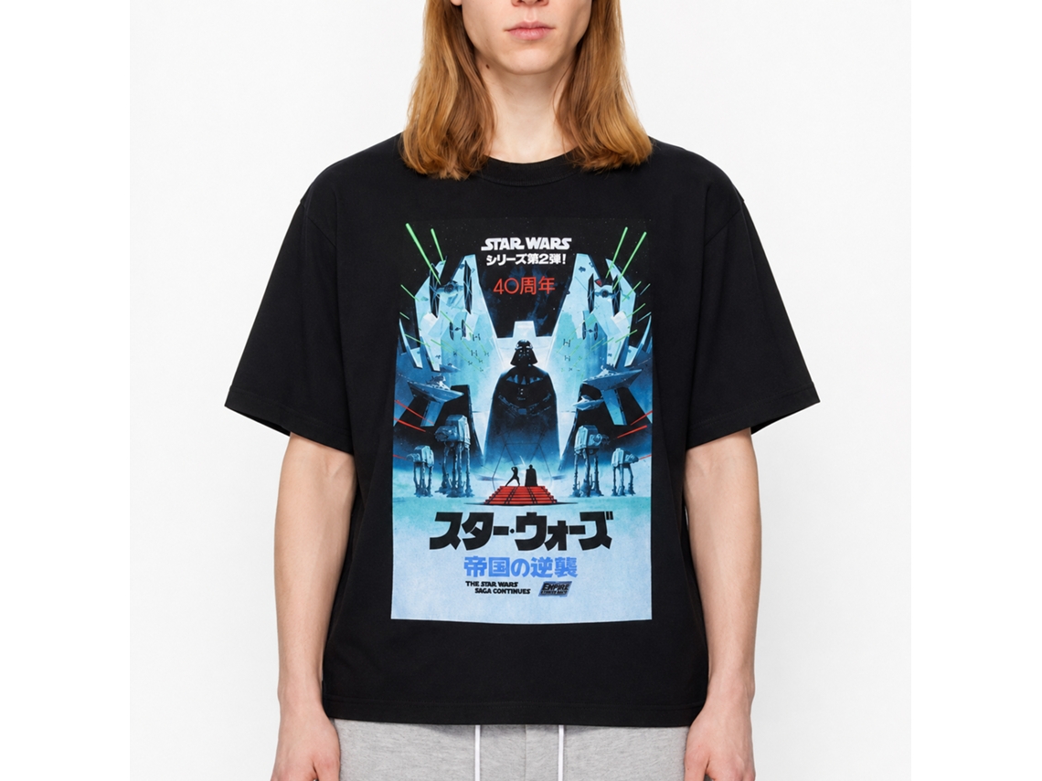 Star Wars Esb Japanese Poster T-shirt Unisex Adults Size:xl