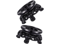 Suporte Para Bola De Cristal Vazada Em Resina Preta Amosfun, Tamanho 3, Esferas Decorativas, Suporte Estável Para Mesa E