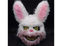 Máscara De Urso Coelho Assustadora De Halloween, Máscara De Cabeça Peluda Sangrenta