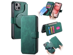 Nova Capa Magnética 2 Em 1 Destacável Para Celular - Compartimento Para Cartão, Proteção Rfid Antirroubo - Compatível Com Iphone.