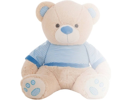 Ursinho Peluche Camisola Azul 80cm