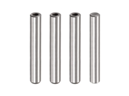 Pino de Rosca Interna M6, 4 Pçs, 12x80mm, Chanfrado, Plano, Cilíndrico, Aço Carbono CHABERLU