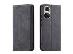 Capa De Couro Para Celular Honor, Compatível Com A Nova Capa Flip Da Huawei.preto - Honor X8a