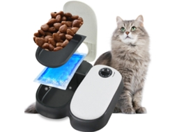 Alimentador Automático Destinado A Animais De Estimação De 300 Ml Com Programação De 48 Horas