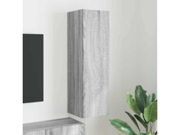 Vidaxl Armário De Tv De Parede 30 X 31 X 100 Cm Cinza Sonoma