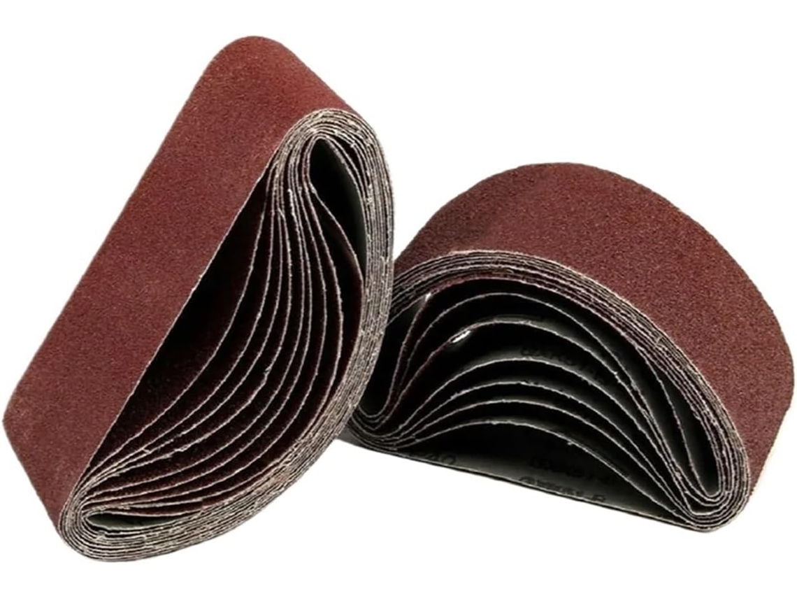 Lixas De Cinta 75x457mm, 12 Unidades, Grãos 60/80/120/150/240/400,