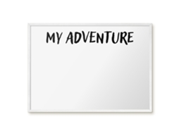 Magnetic Board For Wall My Adventure For The Bedroom Espelharte (70x50 Cm)