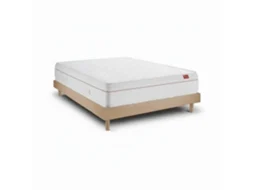 Conjunto Colchão Sommier - Deluxe Ortopédico E Milano Taupe    200 X 105 Cm Altura 57 Cm Mercado Do Colchão