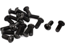 Parafusos de cabeça panela sextavada interna 5/16 x 24 x 3/4 polegadas, aço inox CHABERLU