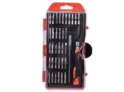 Conjunto De Parafusos Multifuncional 36 Peças Para Reparo De Celular E Notebook Aço Cr V