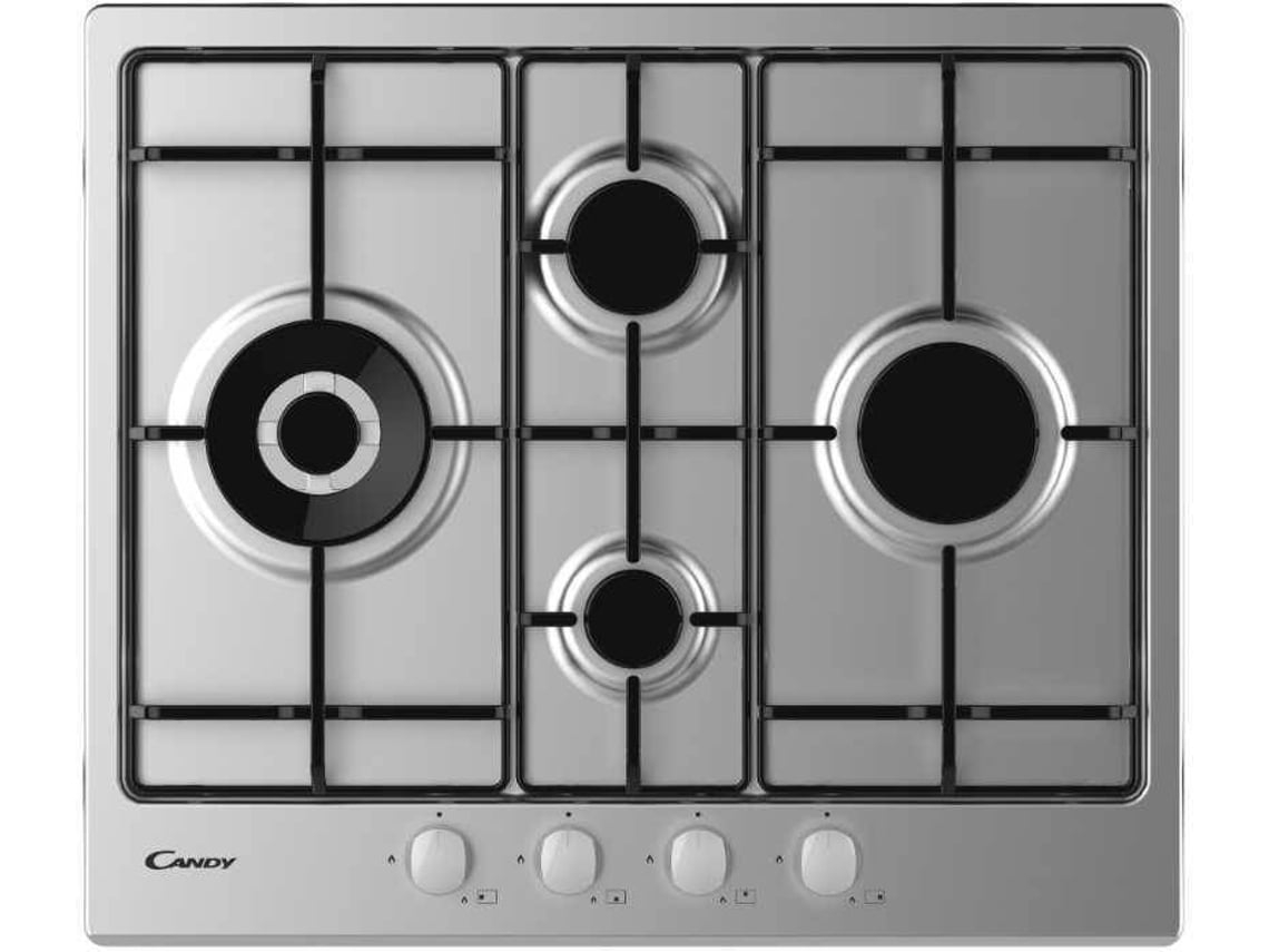 Placa de Gás CANDY CHW 6D4WX (Outlet Grade B - Gás Natural - 59.5 cm - Inox)
