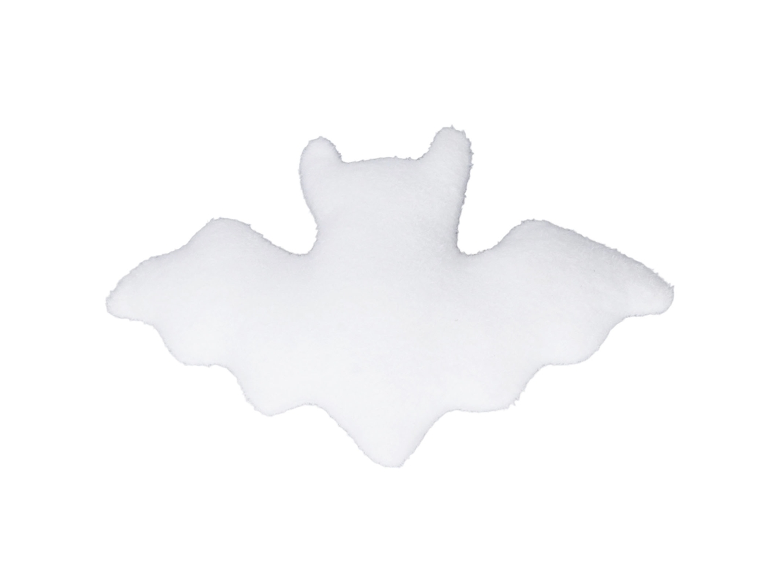 Mali pelúcia de Morcego Fofo Baby Brinquedo Peludo Travesseiro Decorativo Branco 40x24cm