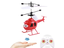 Ats brinquedo de Helicóptero de Controle Remoto com Luz Led, Brinquedo Voador de Detecção Inteligente
