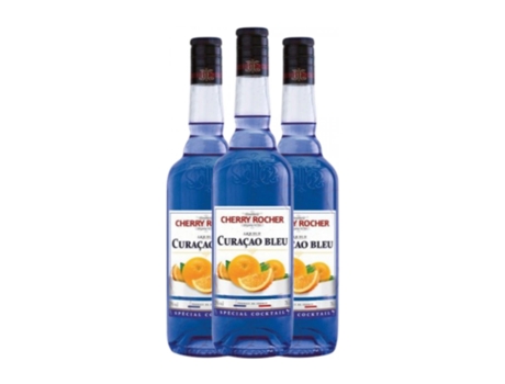 Licores CHERRY ROCHER Curaçao Bleu (0.7 L - 3 Unidades)