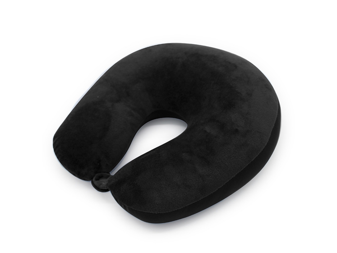 Almofada Cervical Preta, Confortável e com Suporte AQUAFORGE