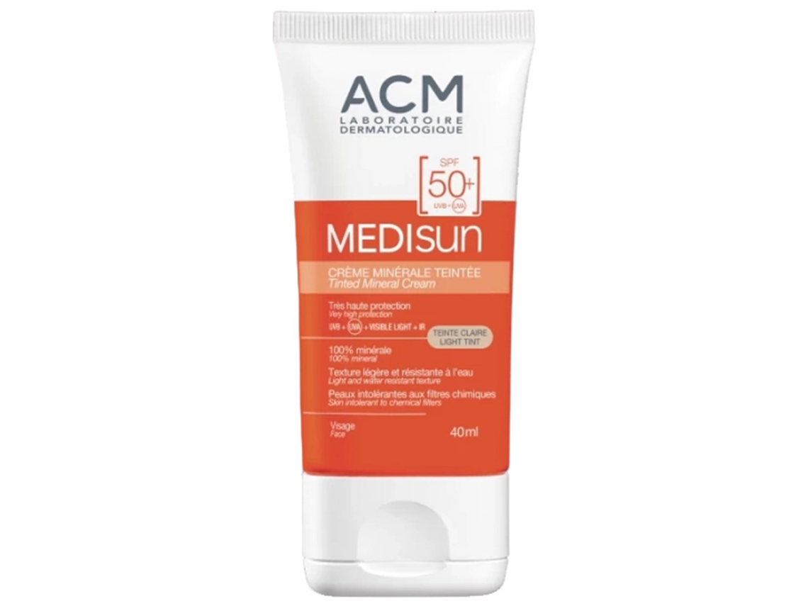 Medisun Creme Mineral Com Cor Spf50 Light Dye 40 Ml LABORATOIRE ACM