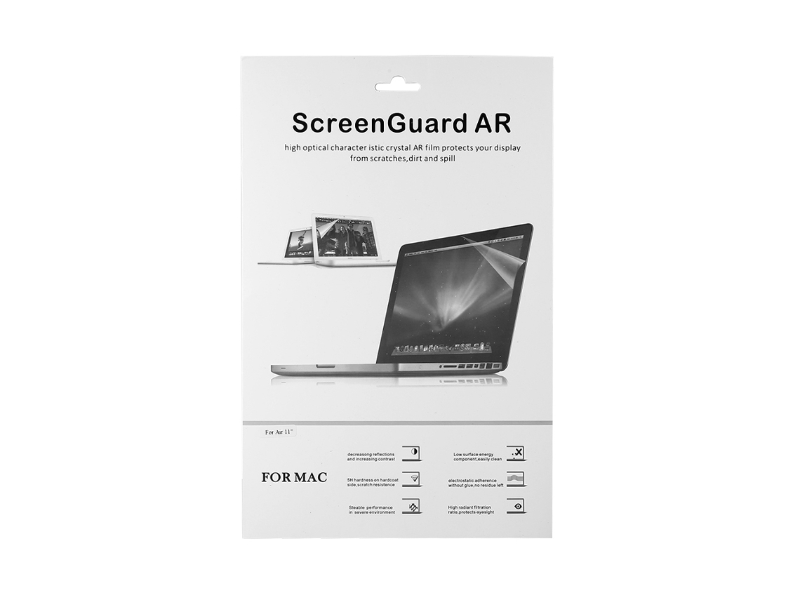 Protetor De Tela (hd Ultra Fino) Para Mac Air 11.6 Laptop Da Apple