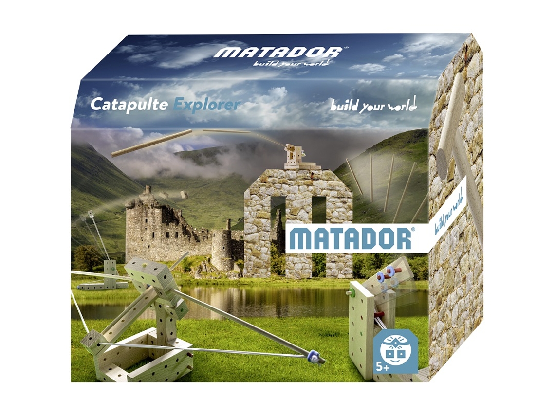 Puzzle MATADOR Madeira - Amarelo - 24 x 9,5 x 17 cm)