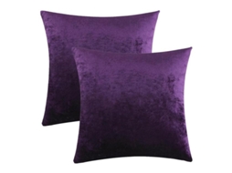 Capas De Almofadas Decorativas Douradas Para Sofá-cama, Pacote Com 2, Capas De Almofadas De Veludo De Cor Sólida E Luxuosas, Prateadas, 2 Pacotes, 45