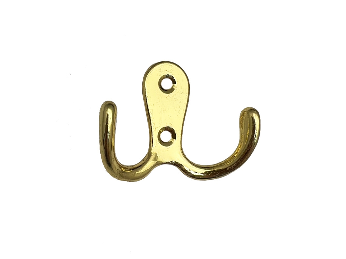 Conjunto De 6 Ganchos De Parede Retrô (dourado)