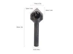 Broca De Router Em Forma V 1/4 Com Inserts De Carbeto