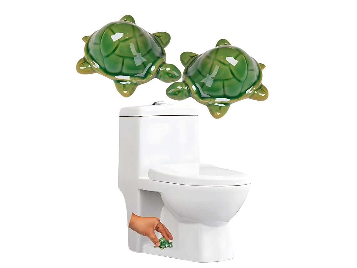 Capas Decorativas E Protetivas Para Parafusos De Banheiro Tartaruga