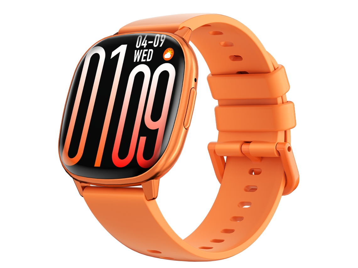 Smartwatch Hd17air Amoled Com Bluetooth Chamadas Monitor De Atividades Físicas Frequência Cardíaca E Classificação Ip68 Laranja