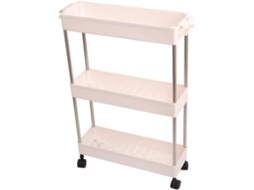 Organizador Ukcoco Com Design Moderno, Que Economiza Espaço, Em Plástico, Para Banheiro, Sala De Estar E Quarto Possui 3 Camadas
