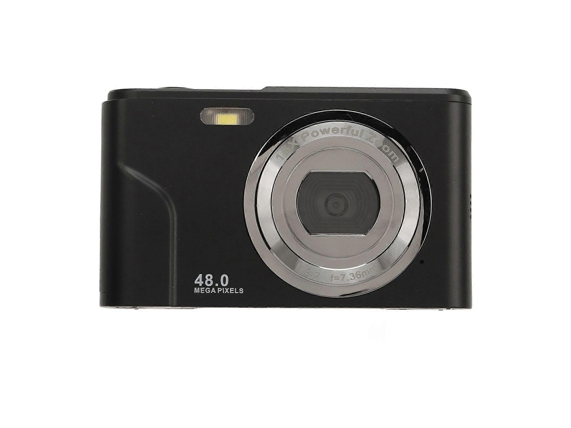 Câmara Digital Compacta 48mp Com Zoom 16x E Ecrã Ips De 2,4 Polegadas
