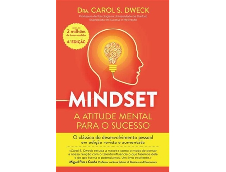 Livro Mindset de Dra. Carol S. Dweck (Português)