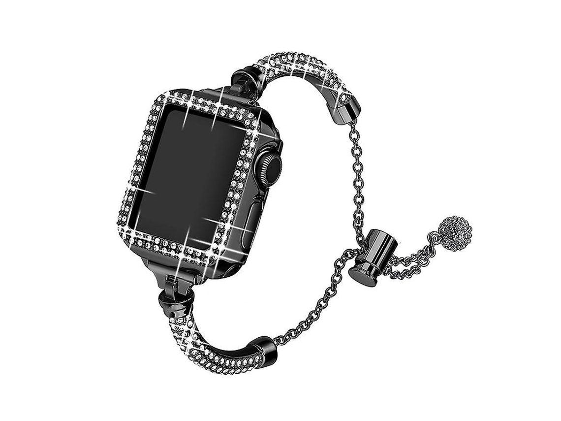 Pulseira de relógio inteligente Apple Watch Series 7 de 41 mm, capa protetora rígida de PC oco, Ly Ebike
