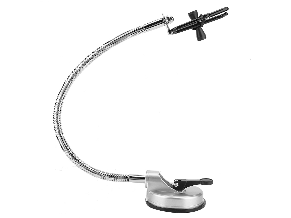 Suporte Para Secador De Cabelo Com Ventosa 360 Graus Rotação Mãos Livres Rack De Armazenamento
