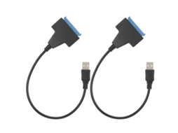 2pcs Cabo Usb 2.0 para Sata Interface, Conector para Ssd/hdd 2,5 Polegadas, 20cm | S/MARCA