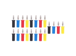 Kit De Conectores Banana Em Latão 4mm Da Laxiscreed Para Conexões Seguras Em Maquinaria E Equipamentos