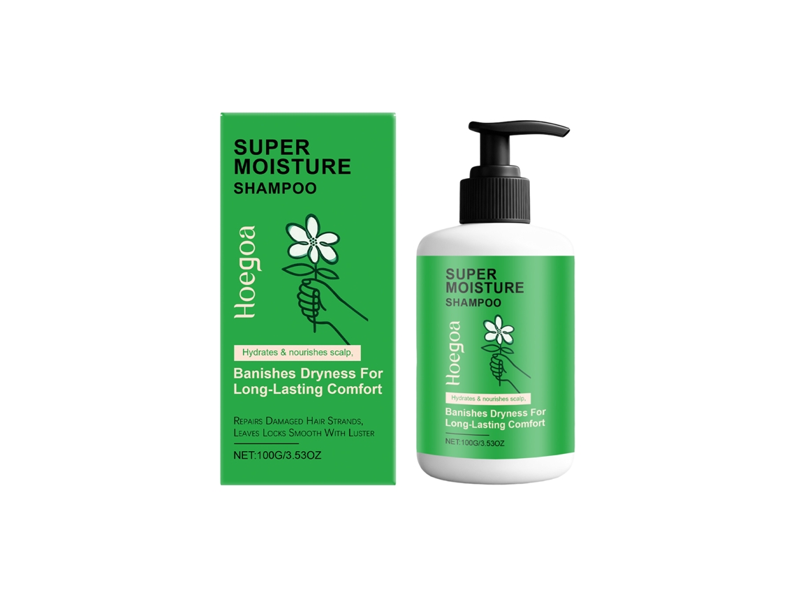 Shampoo Hidratante LAXISCREED da Hoegoa para Cabelos Naturais, com Volume e Brilho Intenso