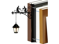 Mini Lanterna Decorativa Para Estante Com Tema De Bruxa